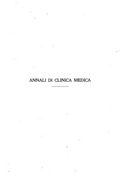 Annali di clinica medica