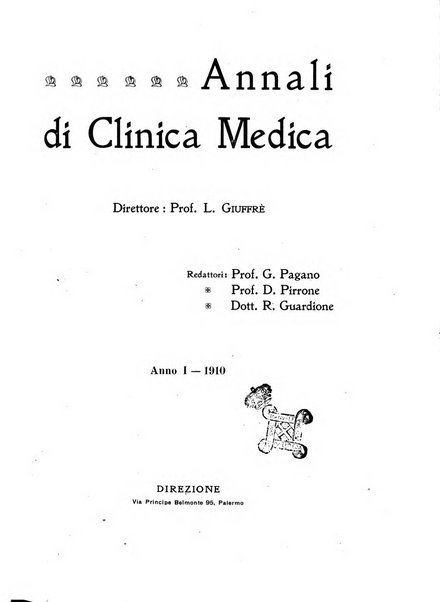 Annali di clinica medica