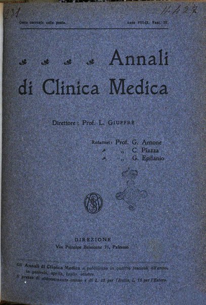 Annali di clinica medica