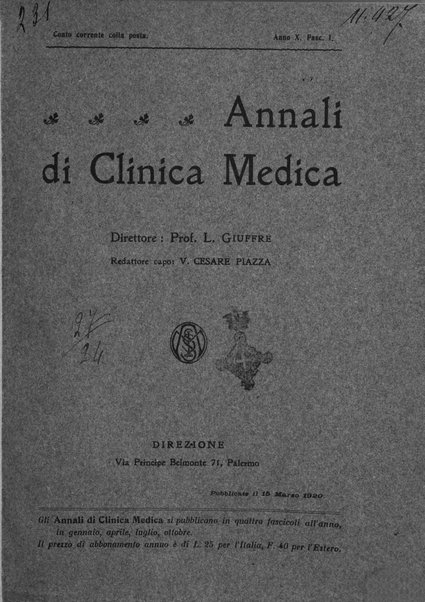 Annali di clinica medica