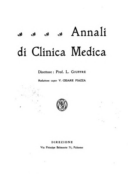 Annali di clinica medica