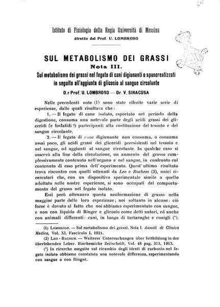 Annali di clinica medica