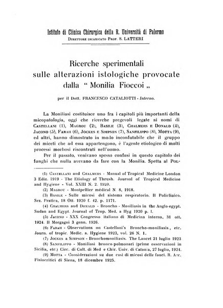 Annali di clinica medica e di medicina sperimentale