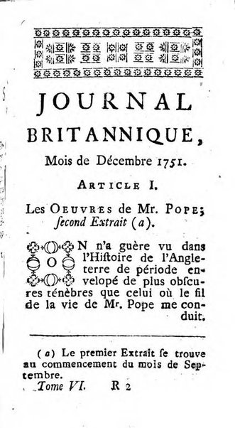 Journal britannique