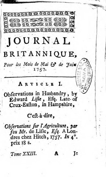 Journal britannique