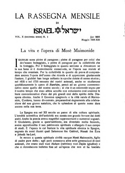 La rassegna mensile di Israel