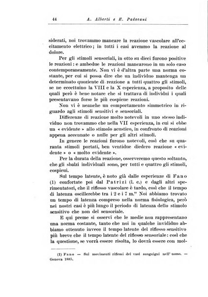 Note e riviste di psichiatria Manicomio provinciale di Pesaro