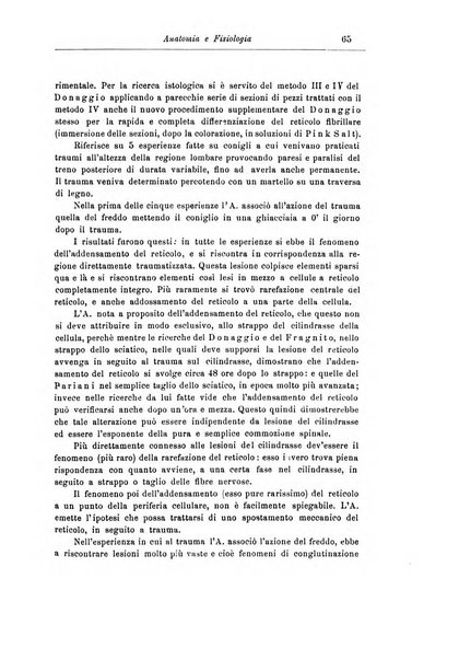 Note e riviste di psichiatria Manicomio provinciale di Pesaro