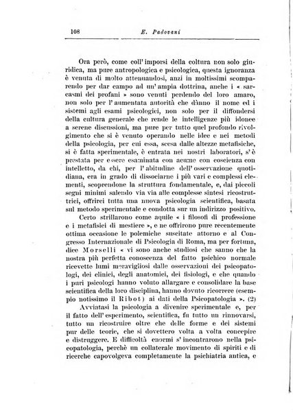 Note e riviste di psichiatria Manicomio provinciale di Pesaro