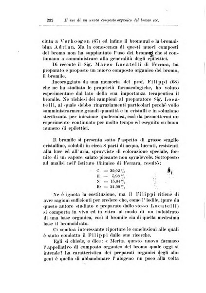 Note e riviste di psichiatria Manicomio provinciale di Pesaro