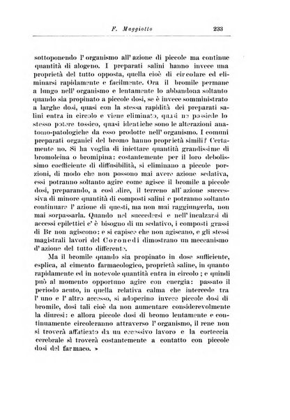 Note e riviste di psichiatria Manicomio provinciale di Pesaro