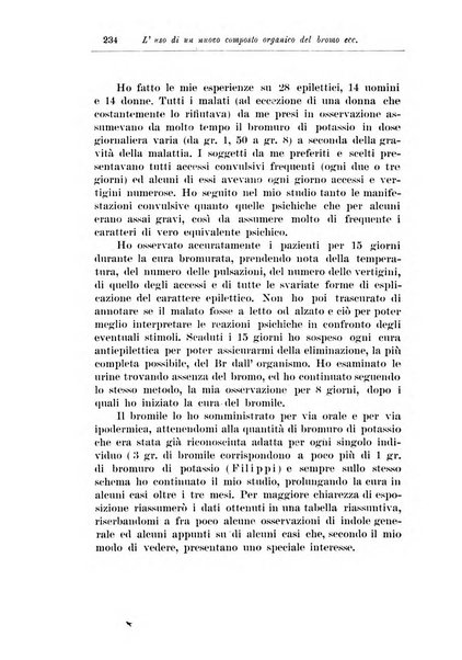 Note e riviste di psichiatria Manicomio provinciale di Pesaro