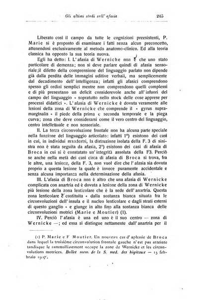 Note e riviste di psichiatria Manicomio provinciale di Pesaro