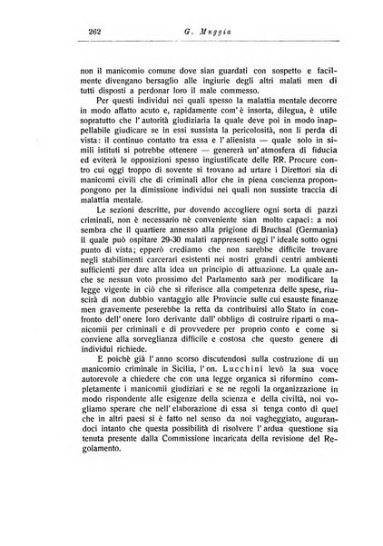 Note e riviste di psichiatria Manicomio provinciale di Pesaro