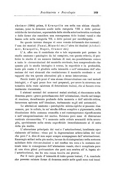 Note e riviste di psichiatria Manicomio provinciale di Pesaro