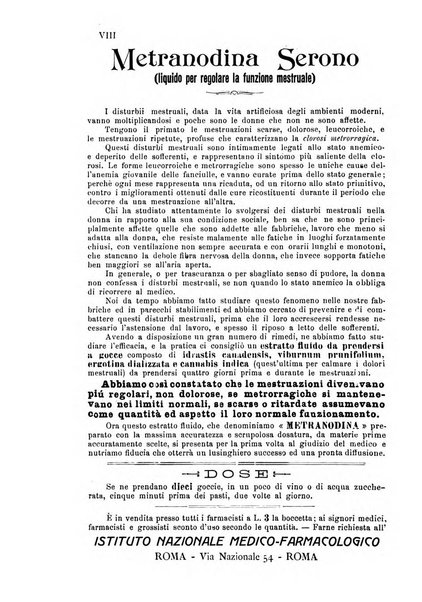 Note e riviste di psichiatria Manicomio provinciale di Pesaro