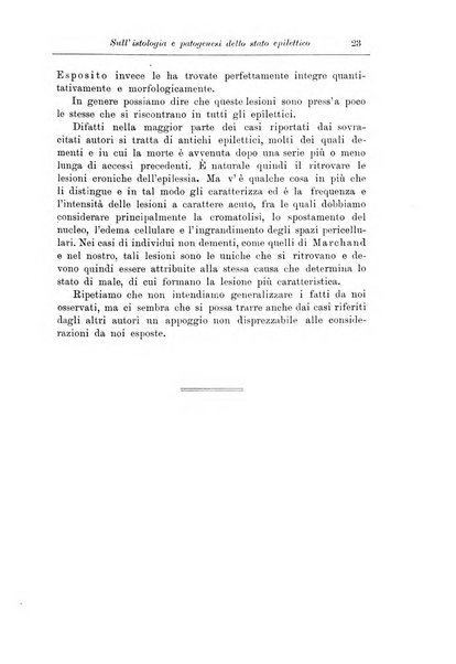 Note e riviste di psichiatria Manicomio provinciale di Pesaro