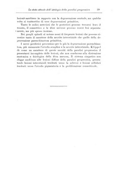 Note e riviste di psichiatria Manicomio provinciale di Pesaro