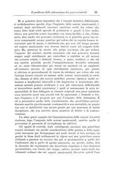 Note e riviste di psichiatria Manicomio provinciale di Pesaro