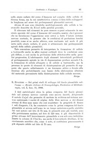 Note e riviste di psichiatria Manicomio provinciale di Pesaro