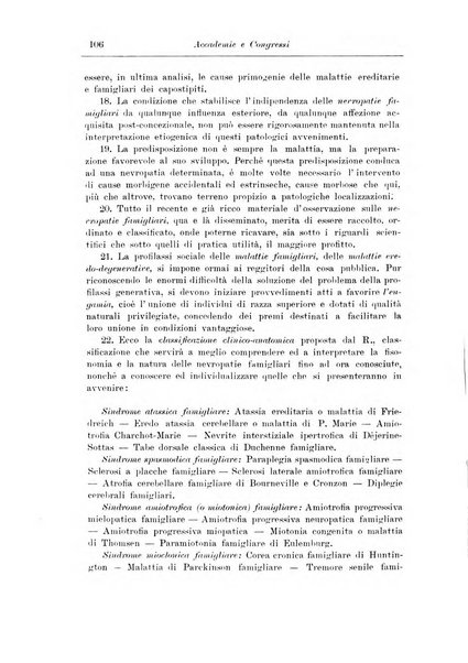 Note e riviste di psichiatria Manicomio provinciale di Pesaro