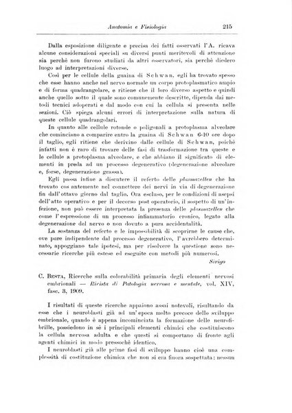 Note e riviste di psichiatria Manicomio provinciale di Pesaro