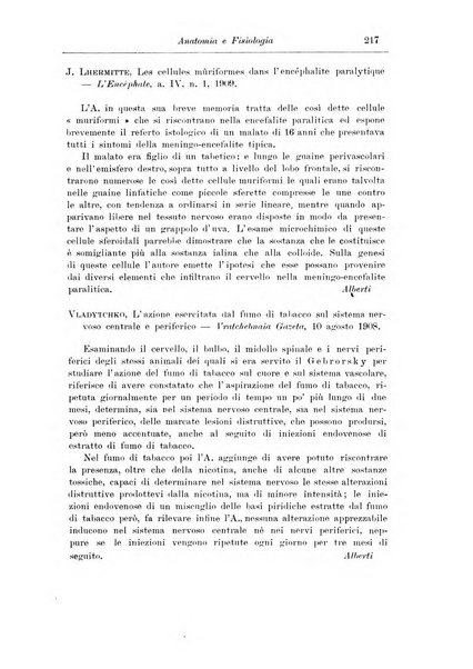 Note e riviste di psichiatria Manicomio provinciale di Pesaro