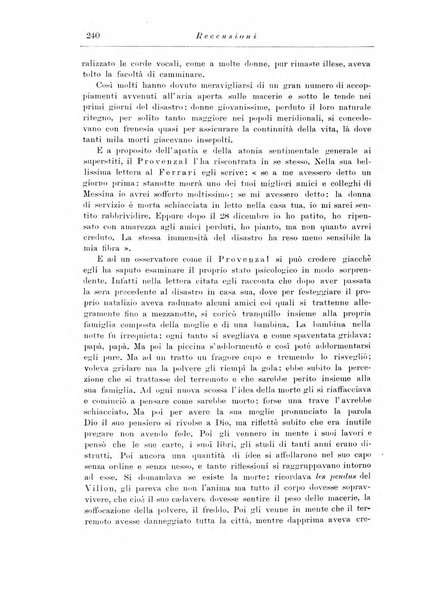 Note e riviste di psichiatria Manicomio provinciale di Pesaro