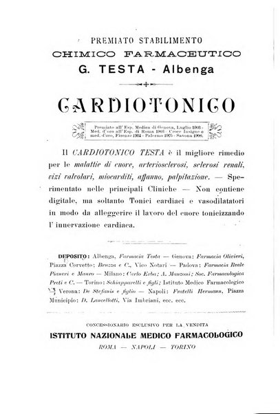 Note e riviste di psichiatria Manicomio provinciale di Pesaro