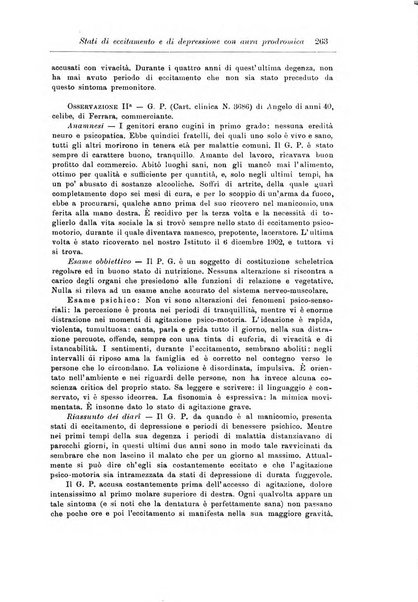 Note e riviste di psichiatria Manicomio provinciale di Pesaro