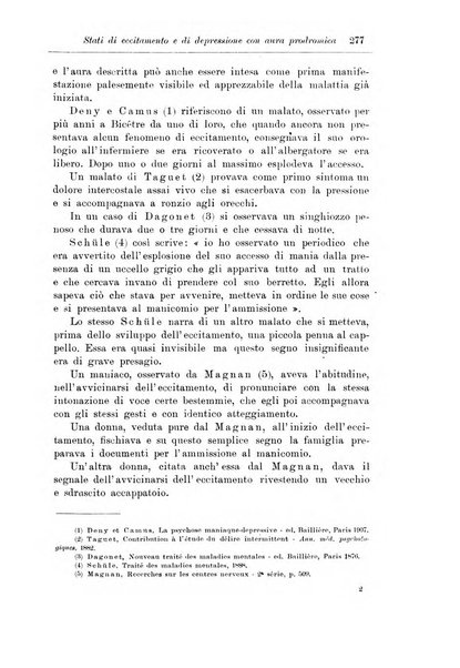 Note e riviste di psichiatria Manicomio provinciale di Pesaro