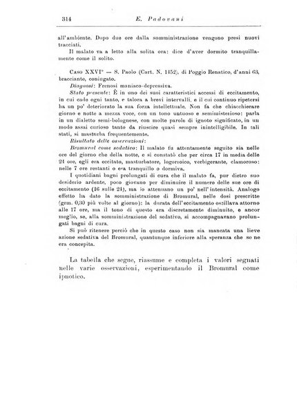 Note e riviste di psichiatria Manicomio provinciale di Pesaro