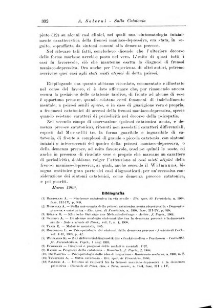 Note e riviste di psichiatria Manicomio provinciale di Pesaro