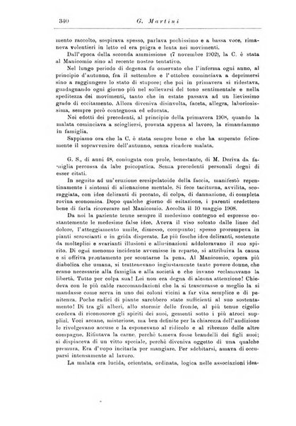 Note e riviste di psichiatria Manicomio provinciale di Pesaro