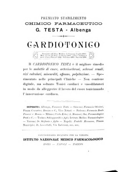 Note e riviste di psichiatria Manicomio provinciale di Pesaro