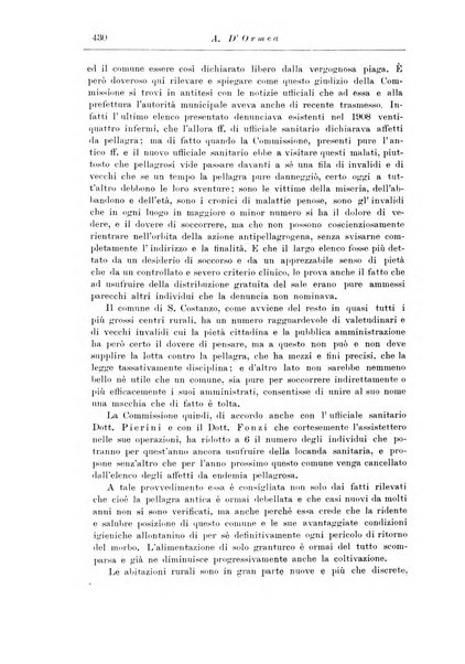 Note e riviste di psichiatria Manicomio provinciale di Pesaro