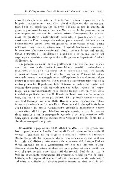 Note e riviste di psichiatria Manicomio provinciale di Pesaro