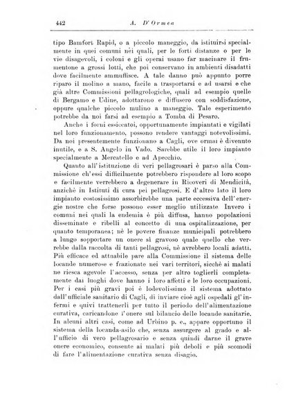 Note e riviste di psichiatria Manicomio provinciale di Pesaro