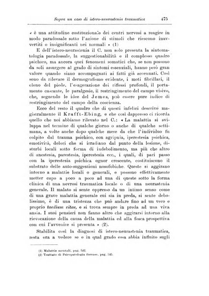 Note e riviste di psichiatria Manicomio provinciale di Pesaro