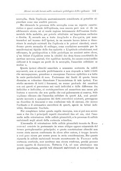 Note e riviste di psichiatria Manicomio provinciale di Pesaro