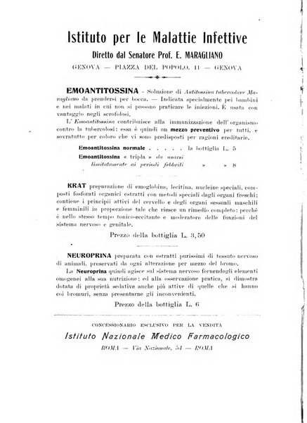 Note e riviste di psichiatria Manicomio provinciale di Pesaro