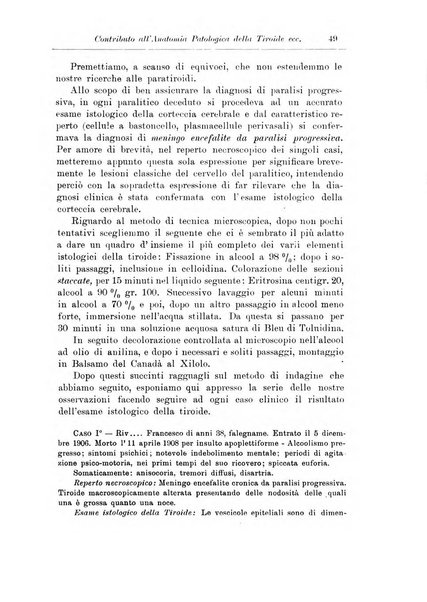 Note e riviste di psichiatria Manicomio provinciale di Pesaro