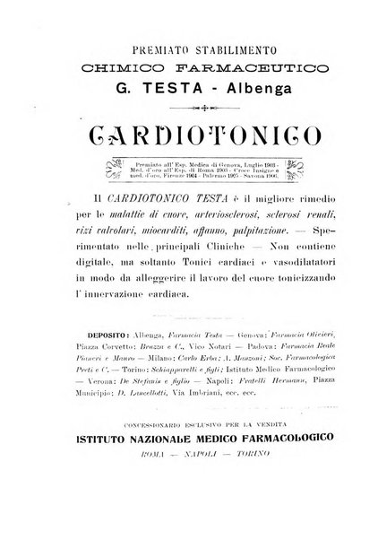 Note e riviste di psichiatria Manicomio provinciale di Pesaro