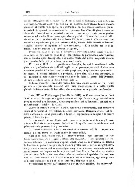 Note e riviste di psichiatria Manicomio provinciale di Pesaro