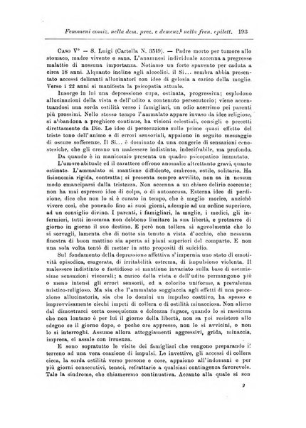 Note e riviste di psichiatria Manicomio provinciale di Pesaro