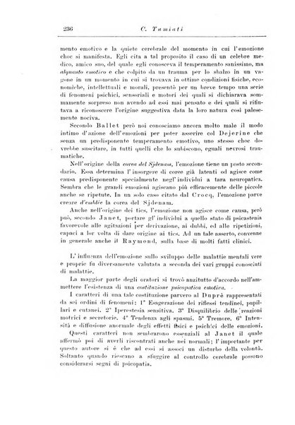 Note e riviste di psichiatria Manicomio provinciale di Pesaro