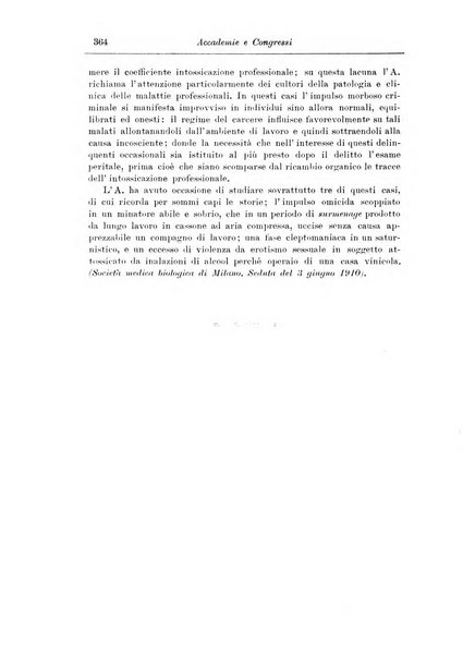 Note e riviste di psichiatria Manicomio provinciale di Pesaro