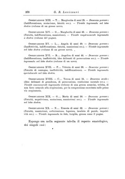 Note e riviste di psichiatria Manicomio provinciale di Pesaro