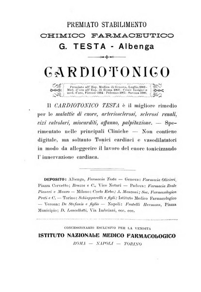 Note e riviste di psichiatria Manicomio provinciale di Pesaro