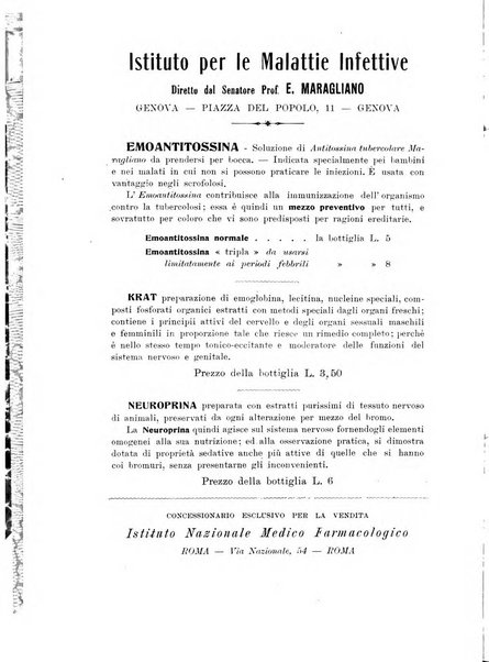 Note e riviste di psichiatria Manicomio provinciale di Pesaro